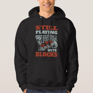 Spelar fortfarande med block Mekanik Hoodie