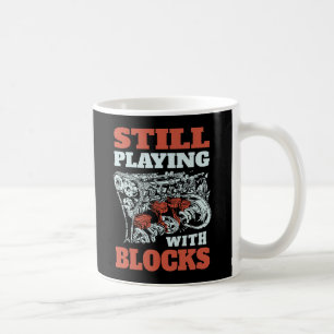 Spelar fortfarande med block Mekanik Kaffemugg