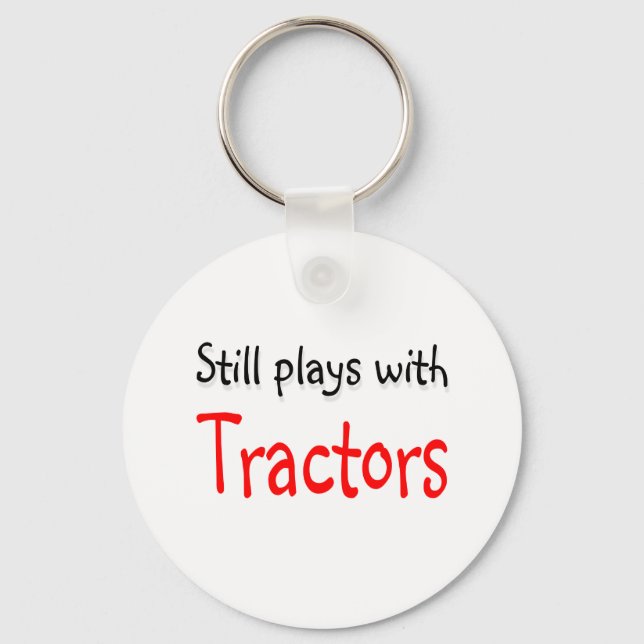 Spelar fortfarande med Tractor Nyckelring (Framsida)