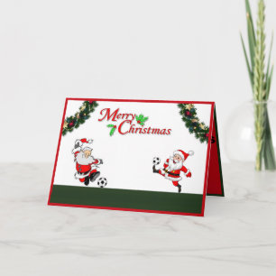 Spelar fotbollsjulkort kort