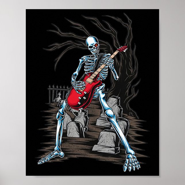 Spelar Guitar Poster (Framsidan)