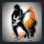 Spelar Guitar Poster<br><div class="desc">Att spela Guitar designad av Oddball Cow.</div>