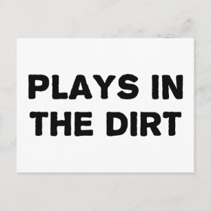 Spelar i Dirt Vykort