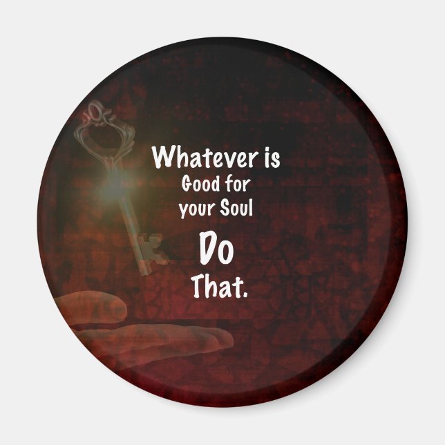 Spelar ingen roll Bra för din Soul Motivational Qu Magnet (Framsidan)