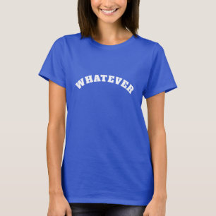 "Spelar ingen roll"/DIN för TEXT beställnings- Tee Shirt