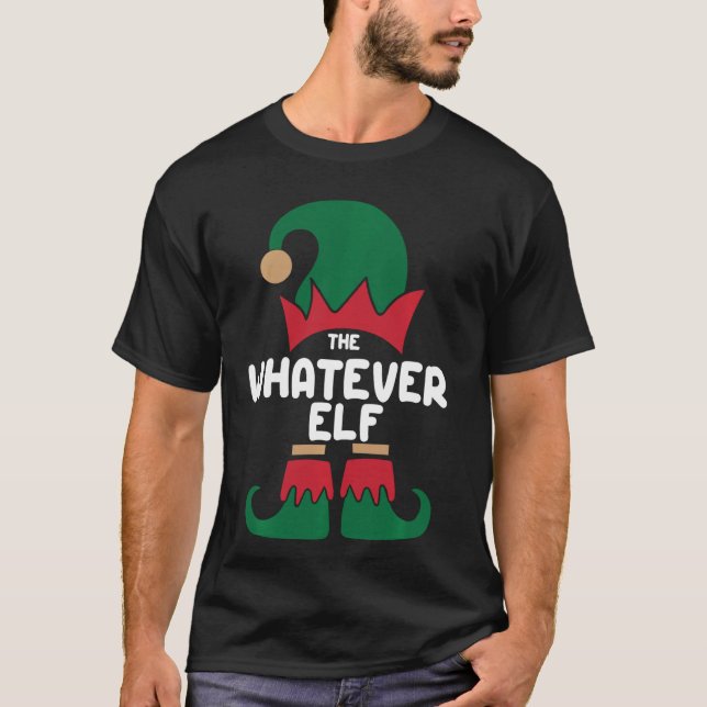 Spelar ingen roll Elf Shirt Matching Family Group  T (Framsida)