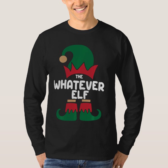Spelar ingen roll Elf Shirt Matching Family Group  T (Framsida)