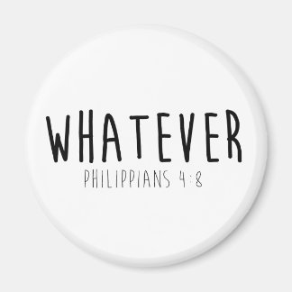 Spelar ingen roll filippinare 4:8 Rundmagnet Magnet