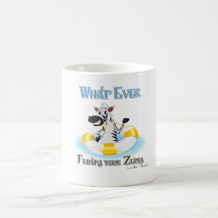 Spelar ingen roll Flyt din Zebra Kaffemugg