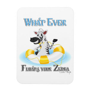 Spelar ingen roll Flyt din Zebra Magnet