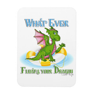 Spelar ingen roll Flyt Dragon Cute Magnet