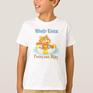 Spelar ingen roll Flyt Kattunge T Shirt