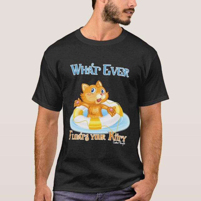 Spelar ingen roll Flyt Kattunge Tee Shirt (Framsida)