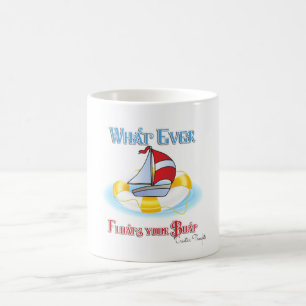 Spelar ingen roll Flyter din båt Kaffemugg