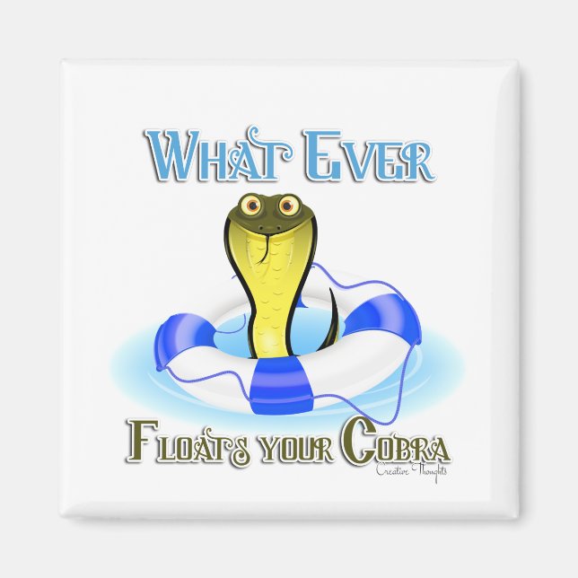 Spelar ingen roll Flyter din Cobra Magnet (Framsidan)