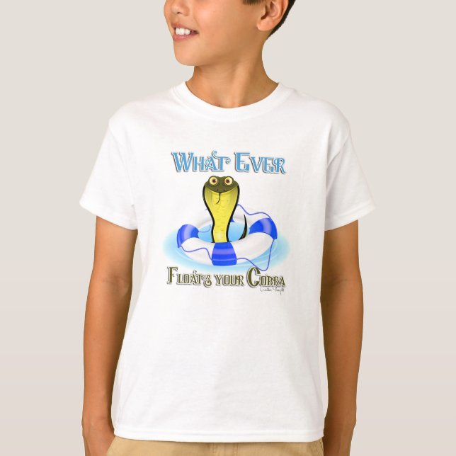 Spelar ingen roll Flyter din Cobra T-shirt (Framsida)