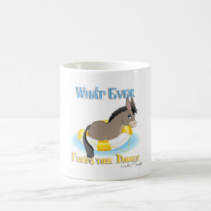 Spelar ingen roll Flyter din Donkey Kaffemugg