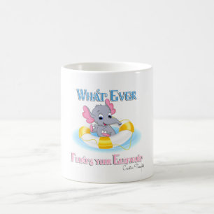Spelar ingen roll Flyter din elefant 3 Kaffemugg