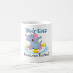 Spelar ingen roll Flyter din elefant Kaffemugg
