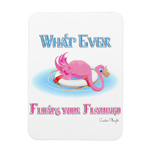 Spelar ingen roll Flyter din Flamingo 3 Magnet