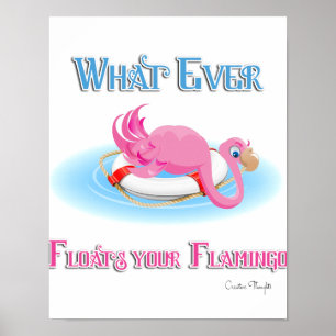 Spelar ingen roll Flyter din Flamingo 3 Poster