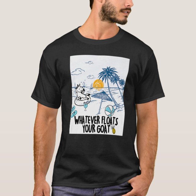 Spelar ingen roll Flyter din getflod Flytande T Shirt (Framsida)