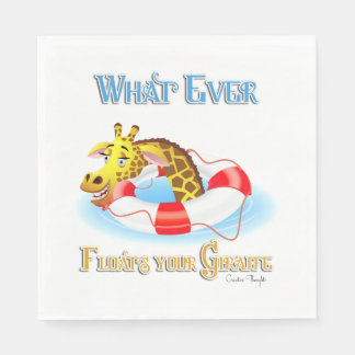 Spelar ingen roll Flyter din Giraffe 2 Pappersservett