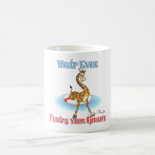 Spelar ingen roll Flyter din Giraffe Kaffemugg