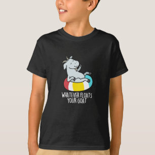 Spelar ingen roll Flyter din Goat Funny Animal Pun T Shirt