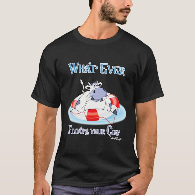 Spelar ingen roll Flyter din kolumn 3 Tee Shirt (Framsida)