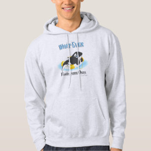 Spelar ingen roll Flyter din Orca Whale Sweatshirt Med Luva