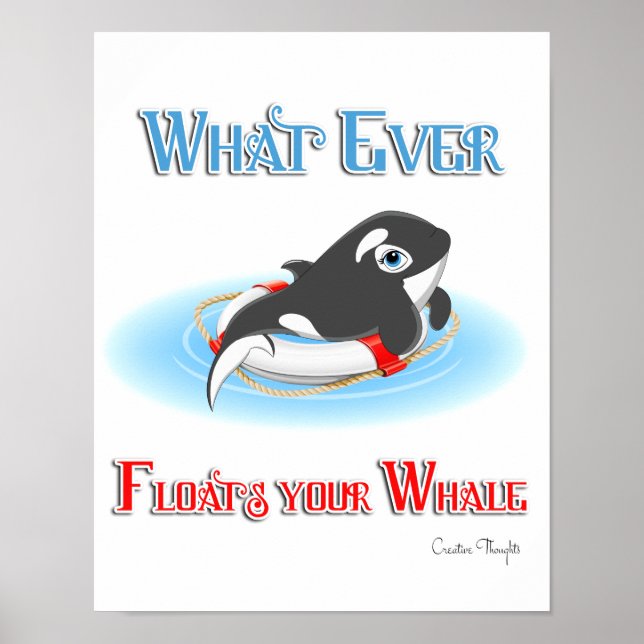 Spelar ingen roll Flyter din val Poster (Framsidan)