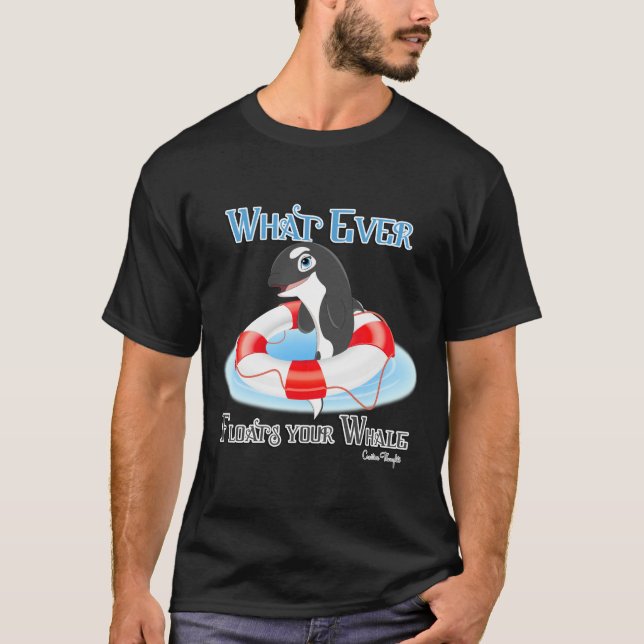 Spelar ingen roll Flyter din val T Shirt (Framsida)
