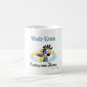 Spelar ingen roll Flyter din Zebra 3 Kaffemugg