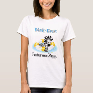 Spelar ingen roll Flyter din Zebra 3 T Shirt