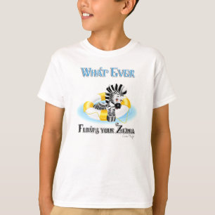 Spelar ingen roll Flyter din Zebra 3 T Shirt