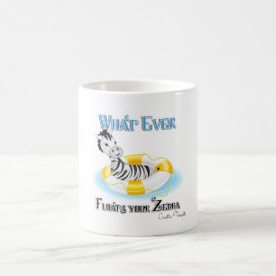 Spelar ingen roll Flyter din Zebra 4 Kaffemugg