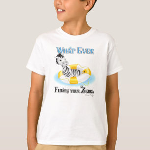 Spelar ingen roll Flyter din Zebra 4 T Shirt