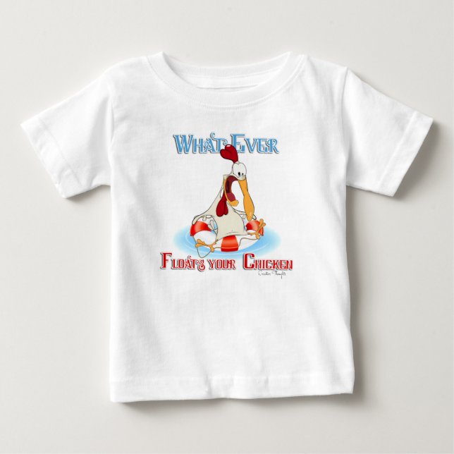 Spelar ingen roll Flyter ditt kyckling T-shirt (Framsida)