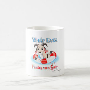 Spelar ingen roll Flyter ditt mål Kaffemugg