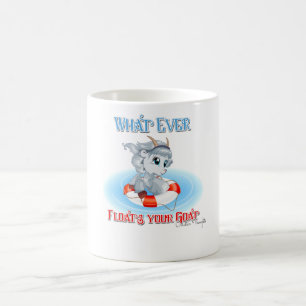 Spelar ingen roll Flyter ditt mål Kaffemugg