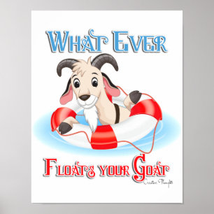 Spelar ingen roll Flyter ditt mål Poster