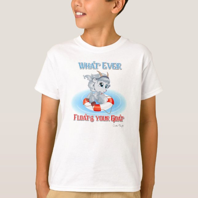 Spelar ingen roll Flyter ditt mål T-shirt (Framsida)