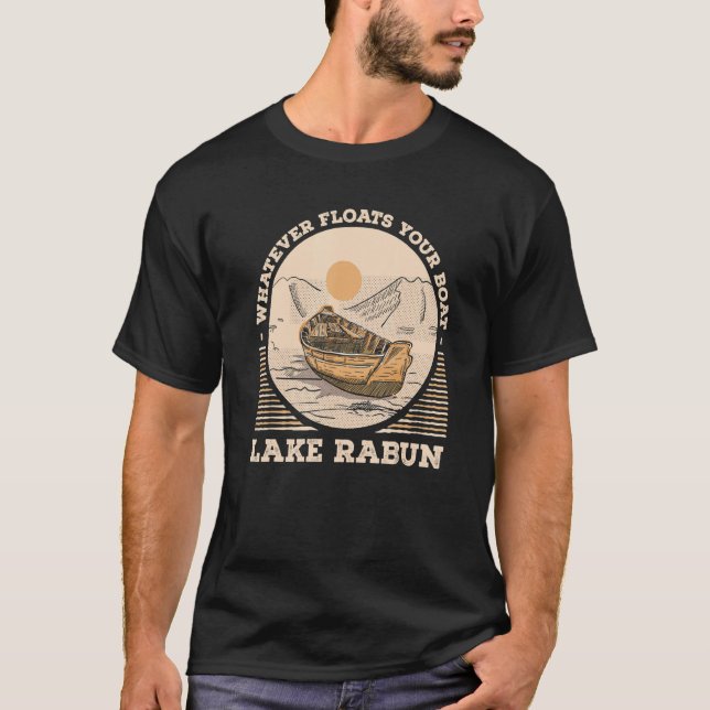 Spelar ingen roll Flyter Sjö Rabun Motivering T Shirt (Framsida)