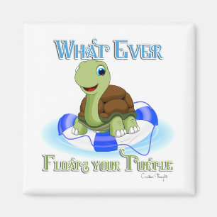 Spelar ingen roll Flyter sköldpaddan 2 Magnet