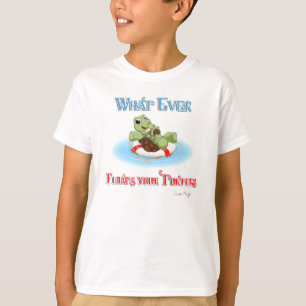 Spelar ingen roll Flyter sköldpaddor Tee Shirt