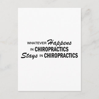 Spelar ingen roll händelser - Chiropractics Vykort