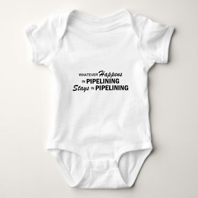 Spelar ingen roll händer - Pipelining T-shirt (Framsida)