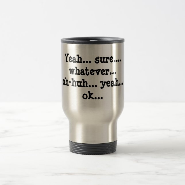 "Spelar ingen roll" inställningtravel mug Resemugg (Center)