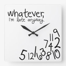 spelar ingen roll, jag är sen ändå